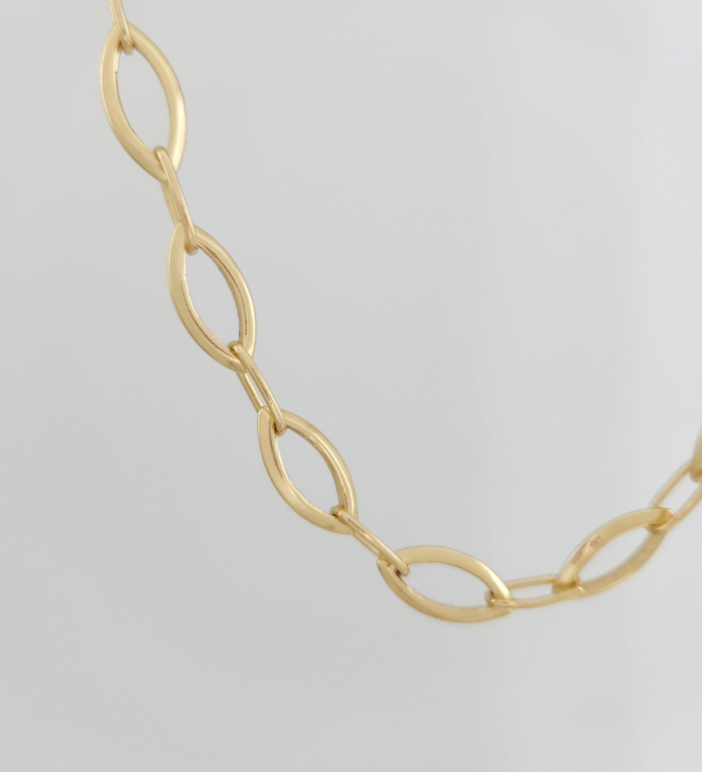 Colar Choker Elos Pontas CL0023 Urban