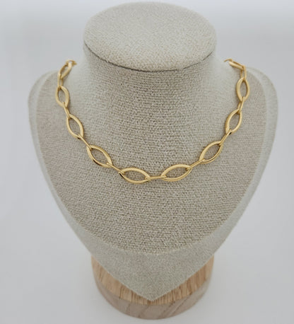 Colar Choker Elos Pontas CL0023 Urban