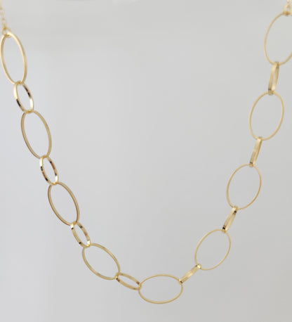 Colar Choker Elos Ovais Style CL0018