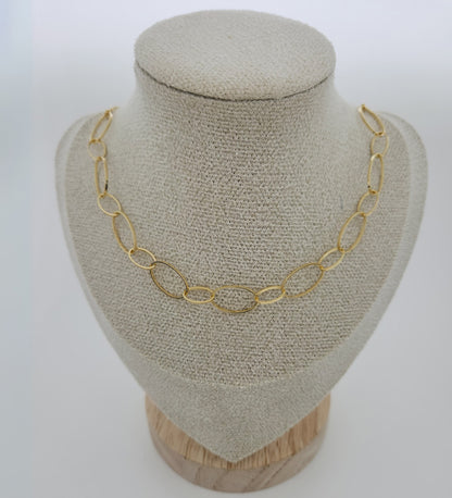 Colar Choker Elos Ovais Style CL0018